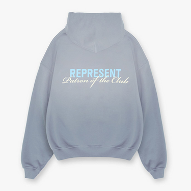 Patron of the Club Hoodie Washed Grey