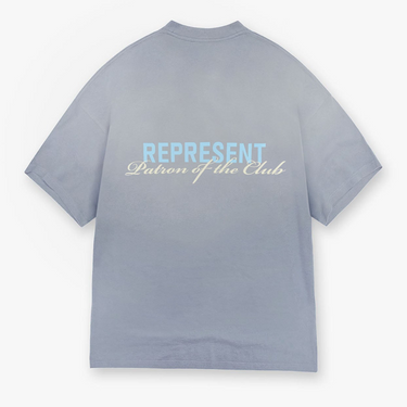 Patron of the Club t-shirt washed grey