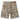 Bark Camo Denim Shorts- Tan