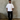 Men's Cropped Boxy Luxury Tee White