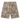 Bark Camo Denim Shorts- Tan