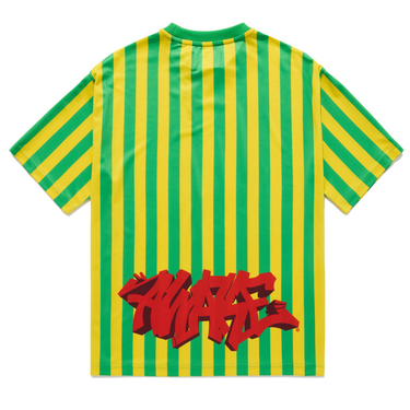 Graffiti Soccer Jersey Yellow Multi