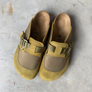 Boston Nova Textile/Nubuck Leather Pine Green