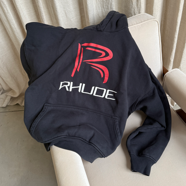 Rhude circuit Hoodie Vintage Black