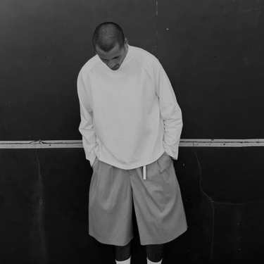 Pillar Boxy Blank Long Sleeve T-Shirt - White