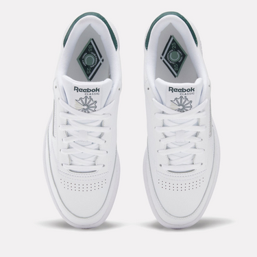 Club C 85 White White/Green/Grey