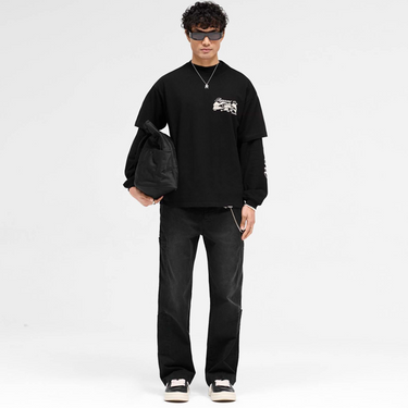 Raceway T-Shirt Jet Black