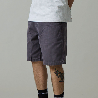 Double Knee Diggers Club Short Charcoal