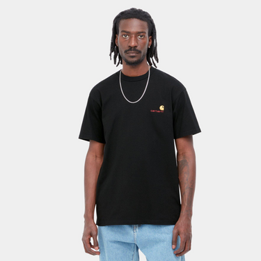 S/S American Script T-Shirt Black