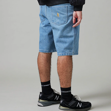 Pass~Port Workers Club Denim Short - Washed Light Indigo