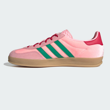 Adidas Women’s Gazelle Indoor – Court Green / Glow Pink | JI2713