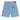 Blue Note Pleated Denim Shorts, Washed Indigo