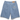 S DOUBLE Emb Denim Standard Short- Mid blue