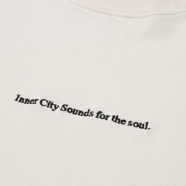 HTG Records Oval Logo Tee - Cream