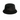 Split Distressed Bucket Hat Black