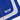 Campione Baggy Track short Blue/White