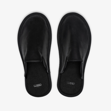 Draper smooth Leather Jet Black/Shortbread