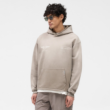 Team Rep Hoodie Dark Taupe