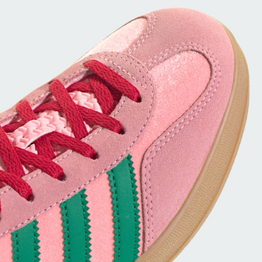 Adidas Women’s Gazelle Indoor – Court Green / Glow Pink | JI2713