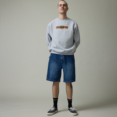 Pass~Port Workers Club Jean Short faded wash dark