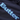 Nylon Logo Applique Pullover Hood Navy
