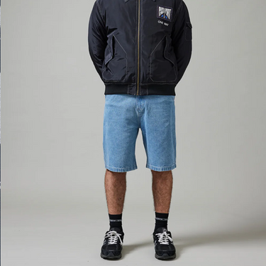 Pass~Port Workers Club Denim Short - Washed Light Indigo