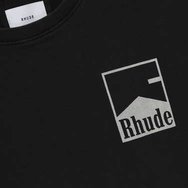 Rhude Chevron tee vintage Black
