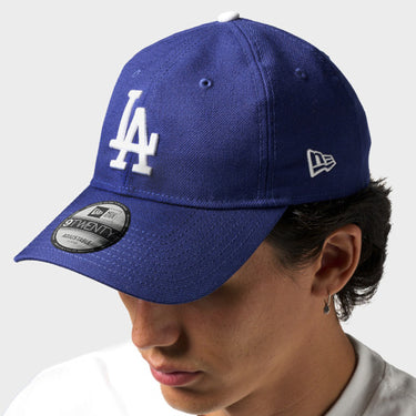 New Era 9TWENTY Los Angeles Dodgers Wool Strapback Blue White