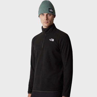 The North Face 100 Glacier 1/4 Zip Fleece Pullover TNF Black/NPF
