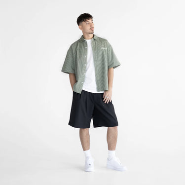Boxy Script Shirt Khaki