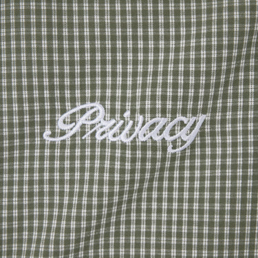 Boxy Script Shirt Khaki