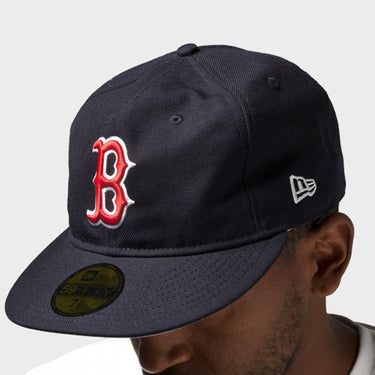 59Fifty Boston Red Sox OTC Navy & Grey Brim Fitted Cap