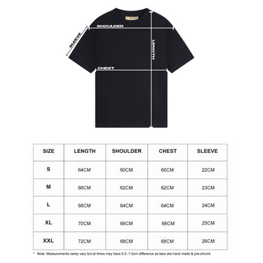 Pillar Boxy Blank T-shirt - Black