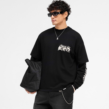 Raceway T-Shirt Jet Black