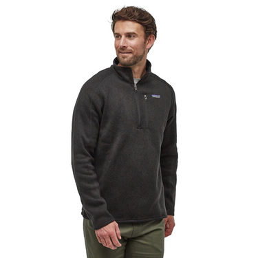 Men's Better Sweater® 1/4-Zip Fleece Black