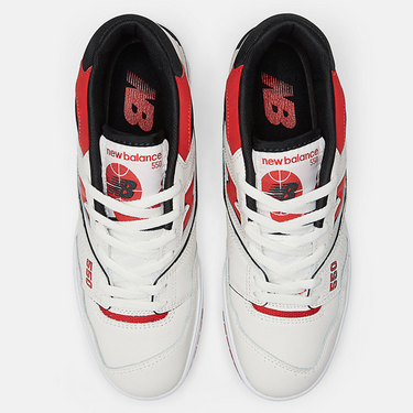 New Balance 550  Sea salt with true red and black -  BB550VTB
