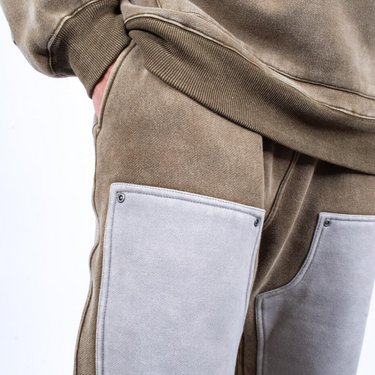 Burnout Dyed sweatpant olive