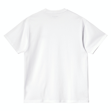 S/S Script Embroidery T-Shirt White/Black
