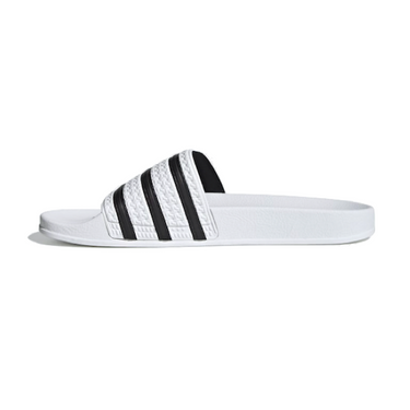 ADILETTE SLIDES White / Core Black / White